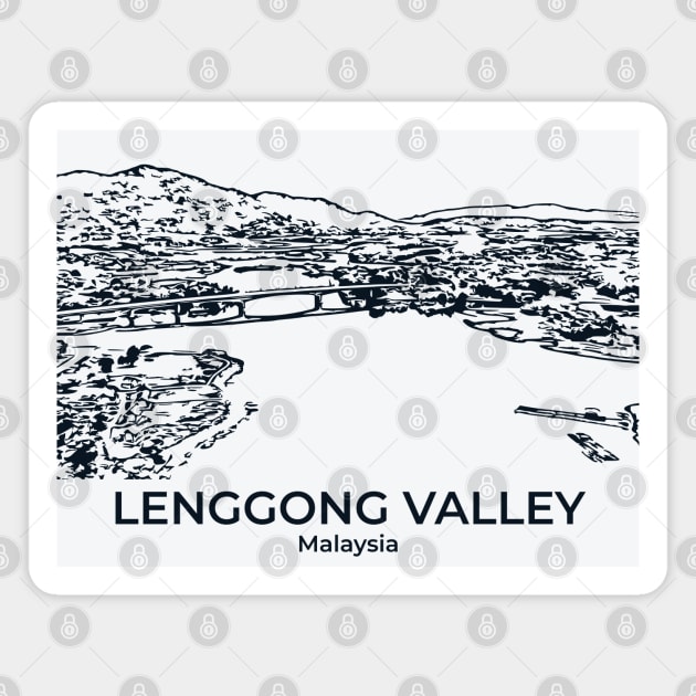 Lenggong Valley - Malaysia Magnet by Lakeric